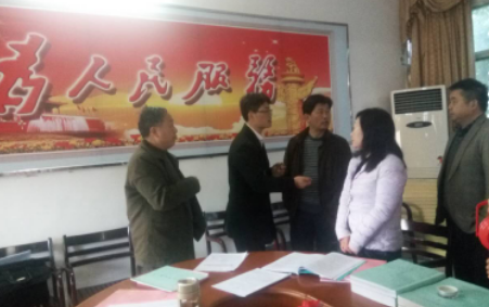 刘河镇迎接全省2016年农村综合改革考核评估工作检查